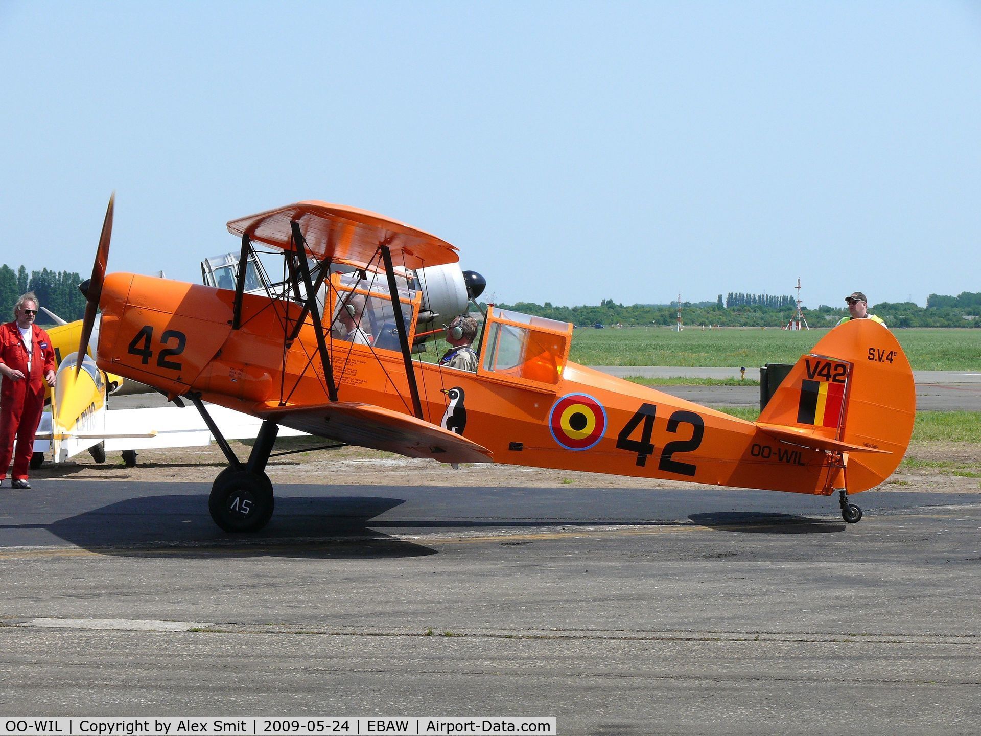 OO-WIL, Stampe-Vertongen SV-4B C/N 1184, Stampe-Vertongen SV4B OO-WIL painted as Belgian Air Force V-42