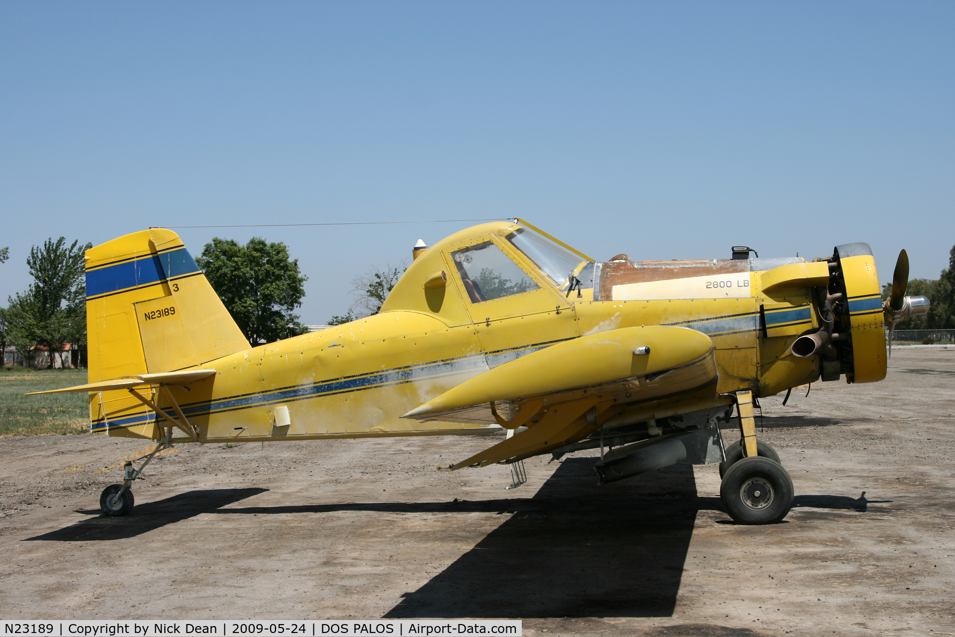 N23189, 1981 Air Tractor Inc AT-301 C/N 301-0366, Dos Palos California