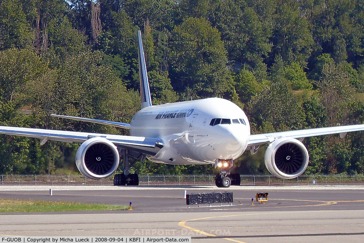 F-GUOB, 2008 Boeing 777-F28 C/N 32965, Still with test registration N5023Q