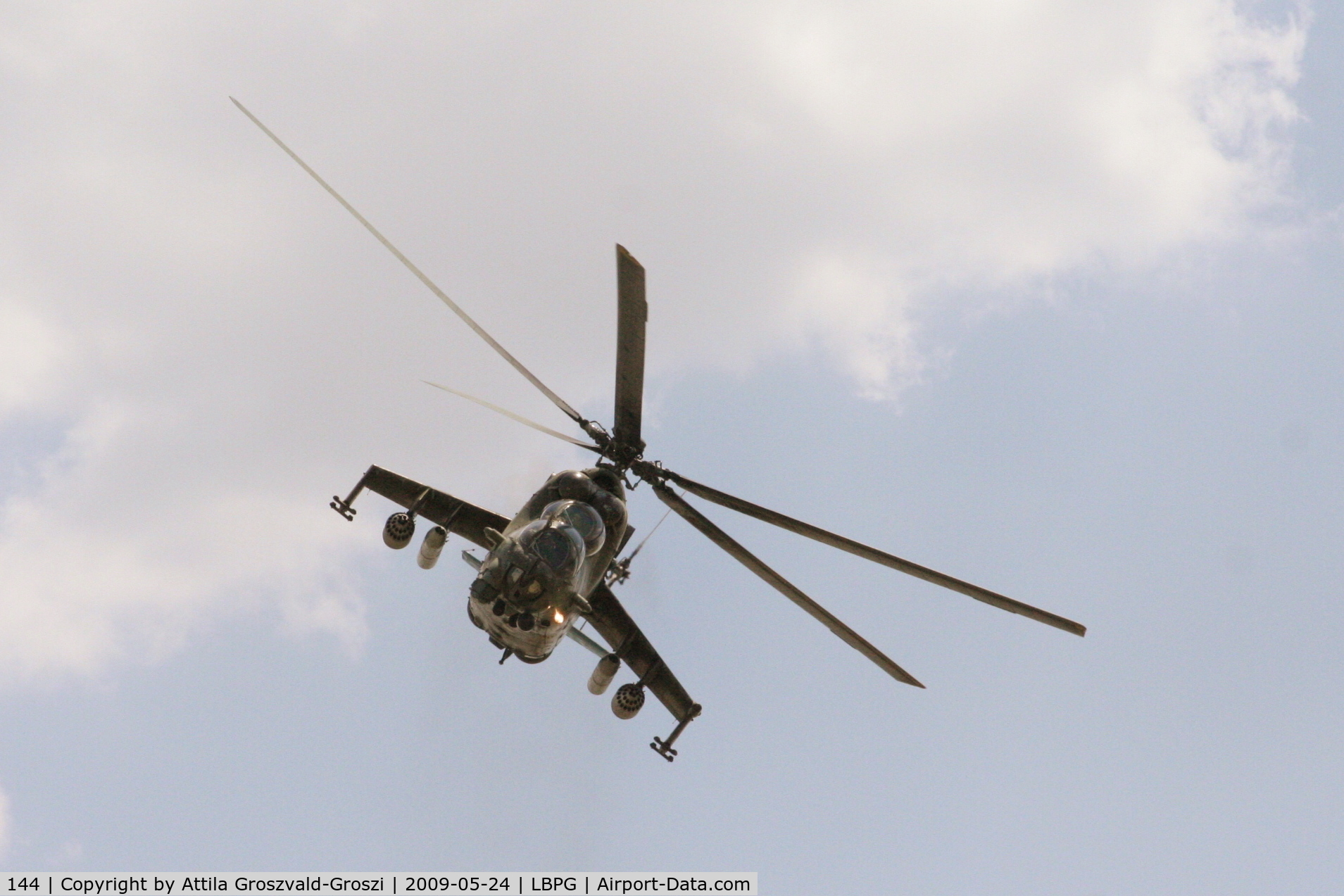 144, 1999 Mil Mi-24V Hind E C/N 150726, BIAF 09 Bulgaria Plovdiv (Krumovo) LBPG Graf Ignatievo Military Air Base