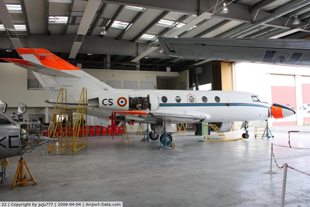 22, Dassault Falcon (Mystere) 20 C/N 22, use for maintenance training at Thales