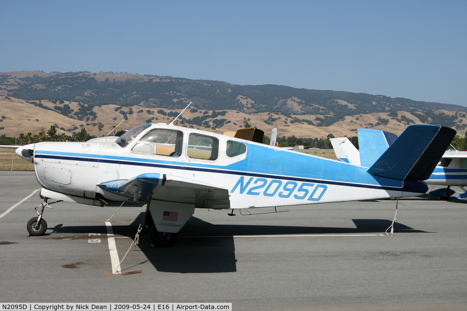 N2095D, 1953 Beech D35 C/N D-3440, E16