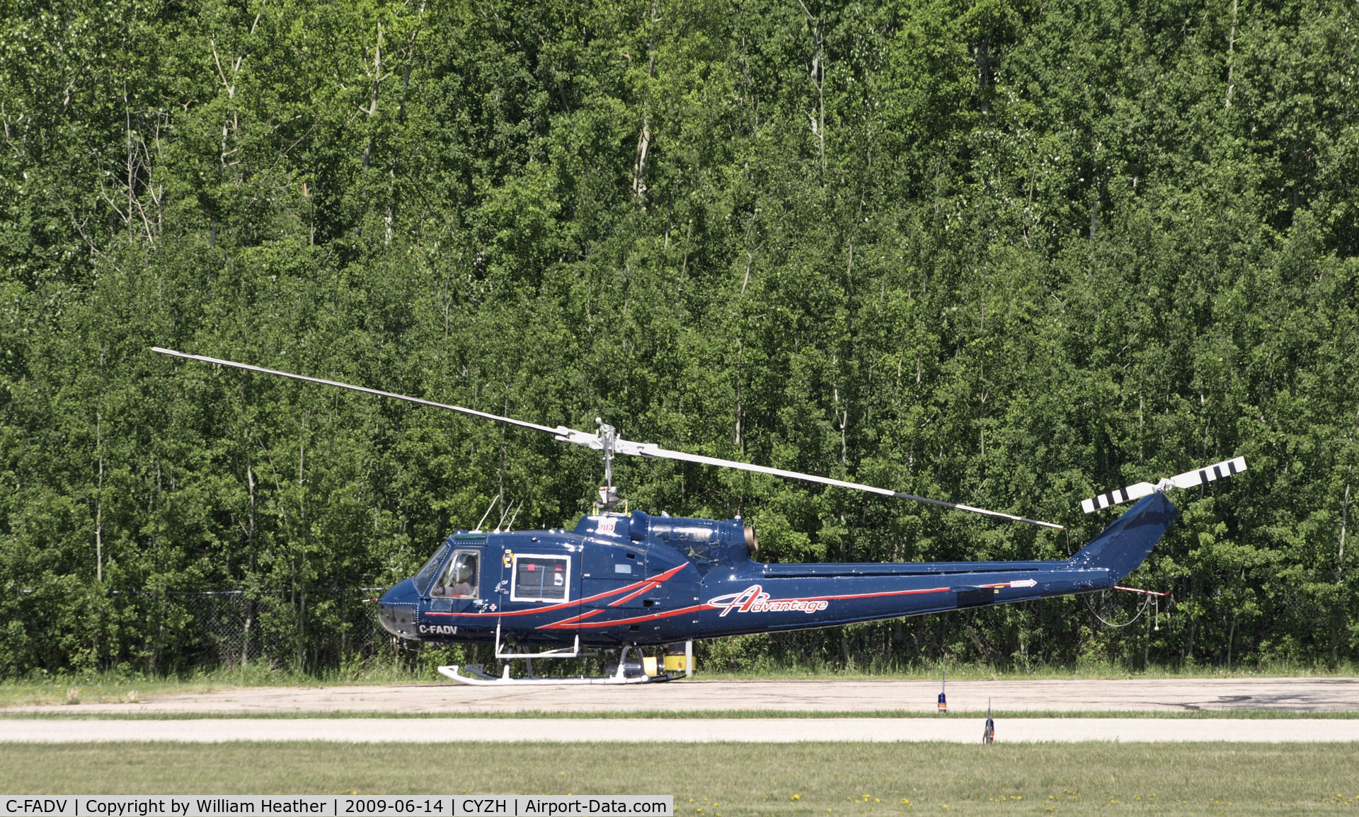 C-FADV, 1964 Bell 204B C/N 2016, Slave Lake Fire Base