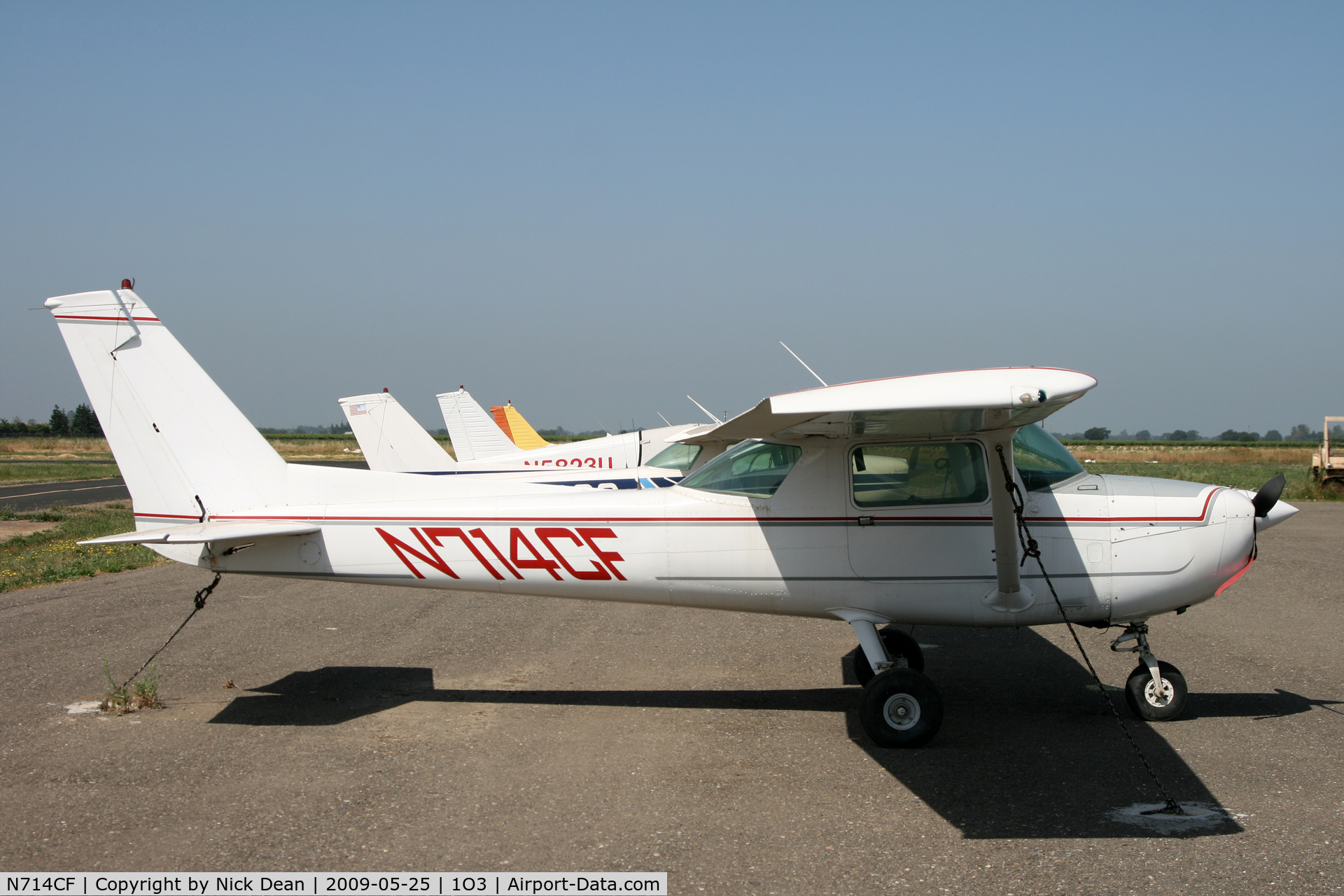 N714CF, 1976 Cessna 150M C/N 15079068, 1O3