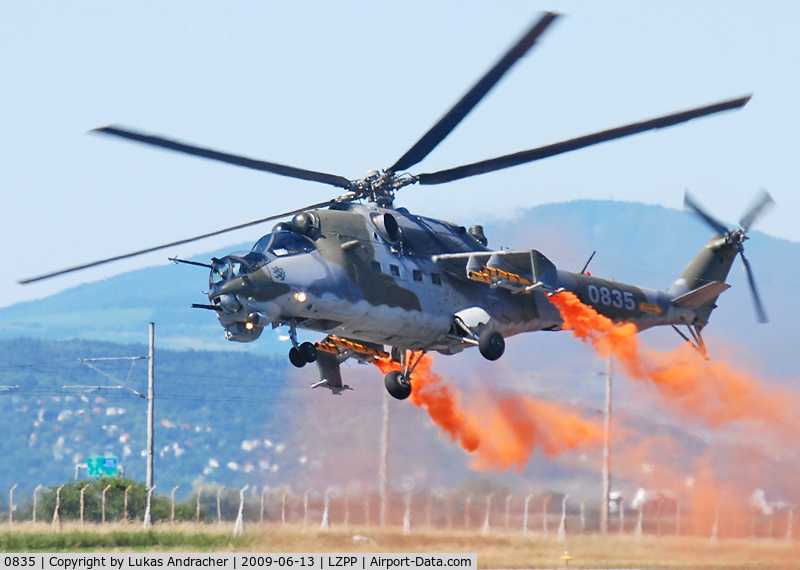 0835, Mil Mi-17 Hip C/N 108M35, Czech Republic - Air Force, Mil Mi-24V