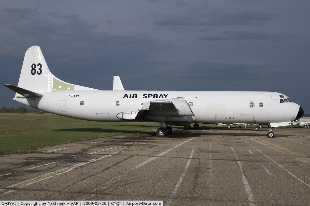 C-GYVI, 1958 Lockheed L-188C(F) Electra C/N 1112, Air Spray Lockheed Electra