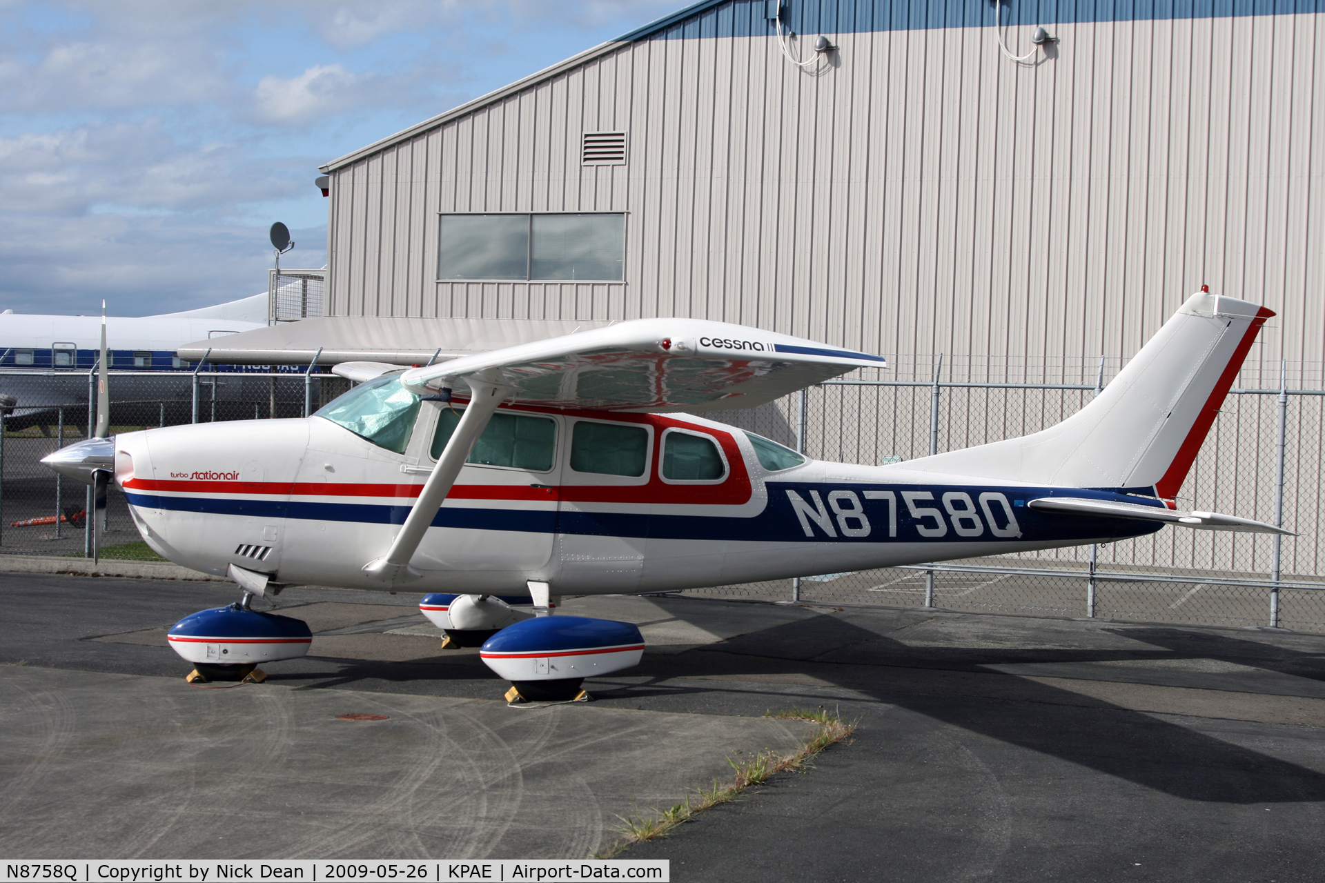 N8758Q, 1976 Cessna TU206F Turbo Stationair C/N U20603511, KPAE