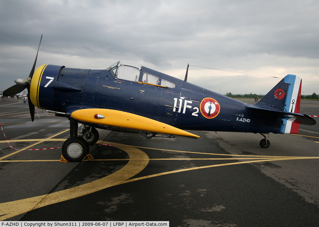 F-AZHD, North American NA-68 C/N SA-30, Used as a demo during LFBP Open Day 2009