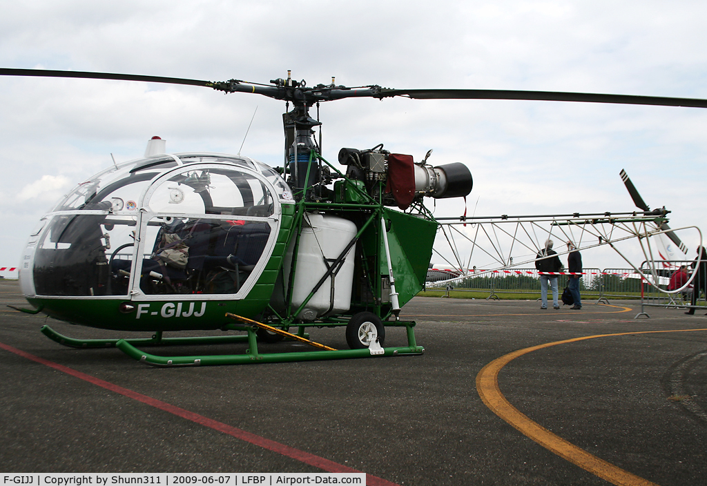 F-GIJJ, Eurocopter SE-313B Alouette II C/N 1019, Displayed during LFBP Open Day 2009