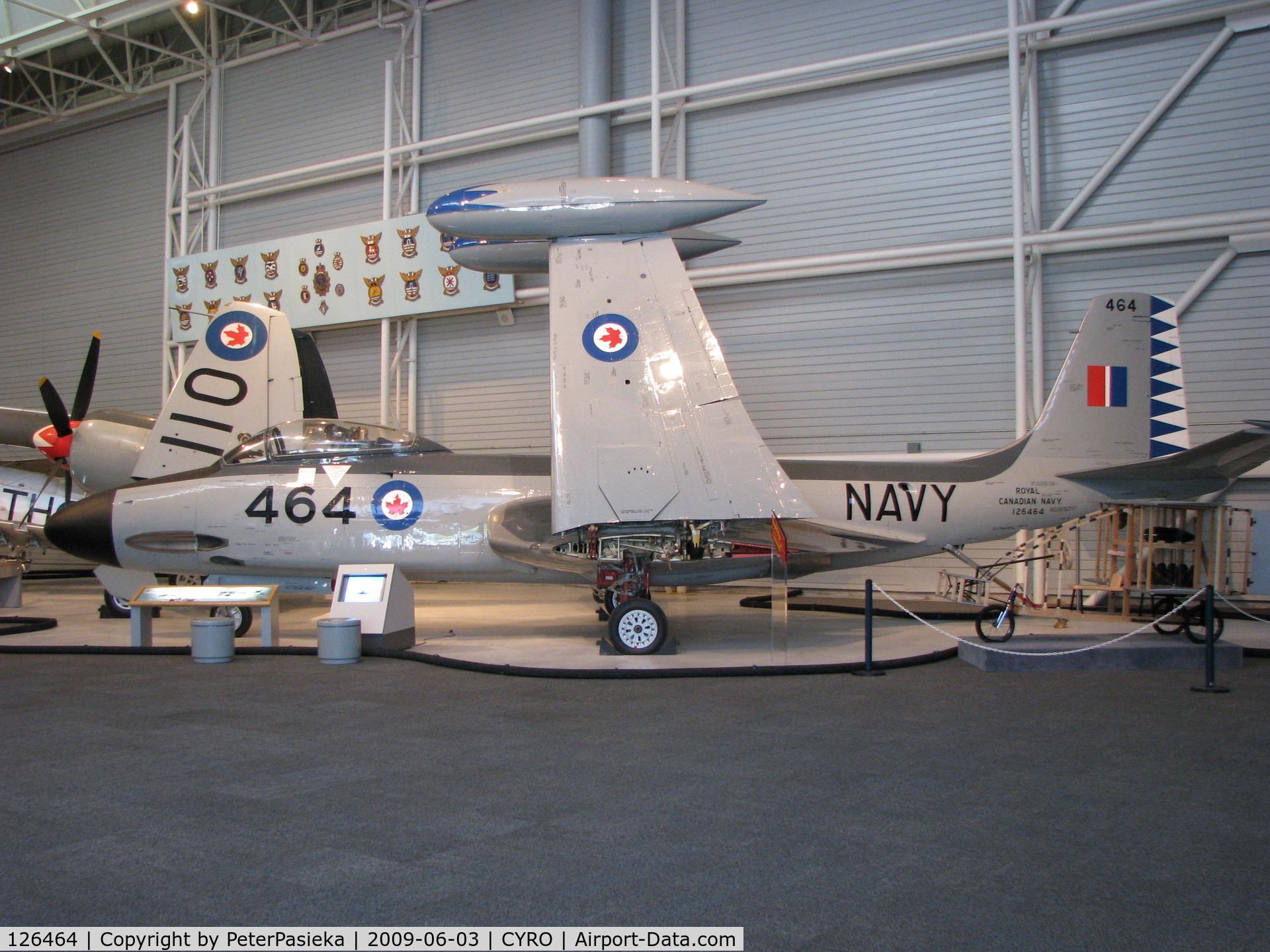 126464, 1953 McDonnell F2H-3 Banshee C/N 174, @ Canada Aviation Museum in Ottawa