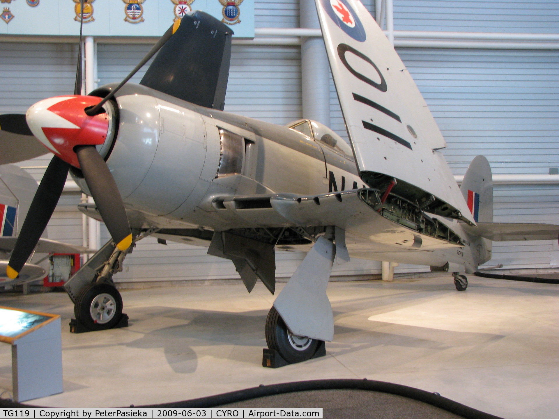TG119, 1948 Hawker Sea Fury FB.11 C/N 41H/609977, @ Canada Aviation Museum in Ottawa