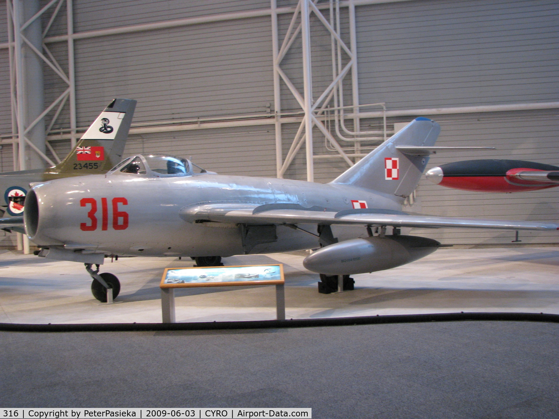 316, PZL-Mielec Lim-2 (MiG-15bis) C/N 1B00316, @ Canada Aviation Museum in Ottawa