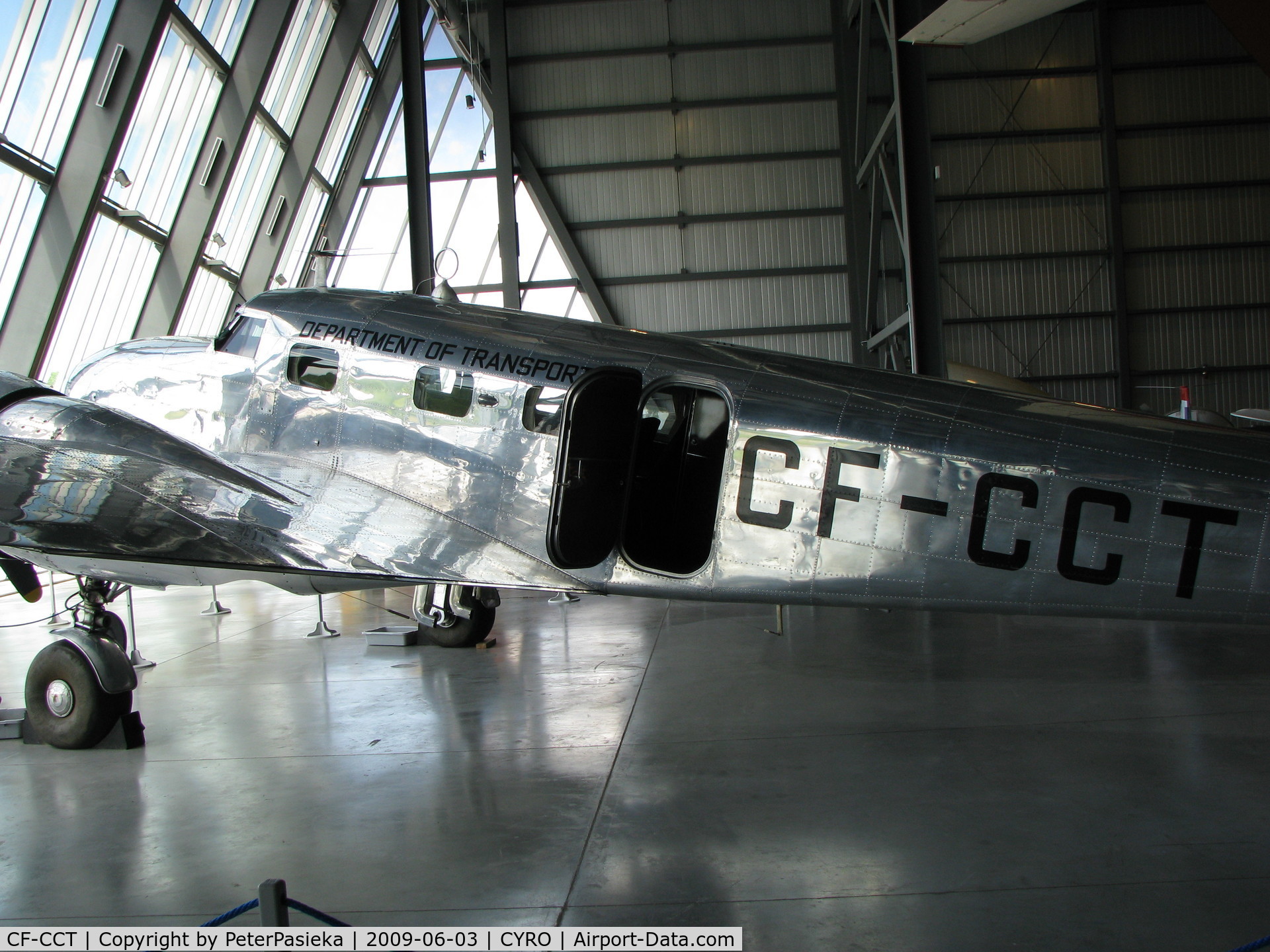CF-CCT, 1937 Lockheed 12A Electra Junior C/N 1219, @ Canada Aviation Museum in Ottawa