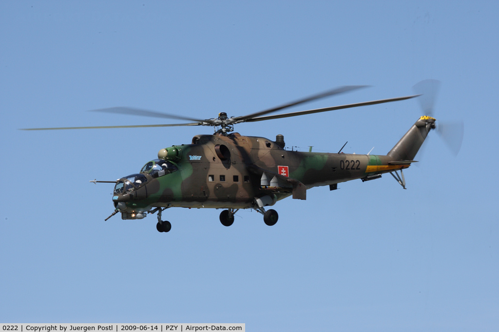 0222, Mil Mi-24D Hind D C/N 340222, Slovakia - Air Force Mil Mi-24D 
