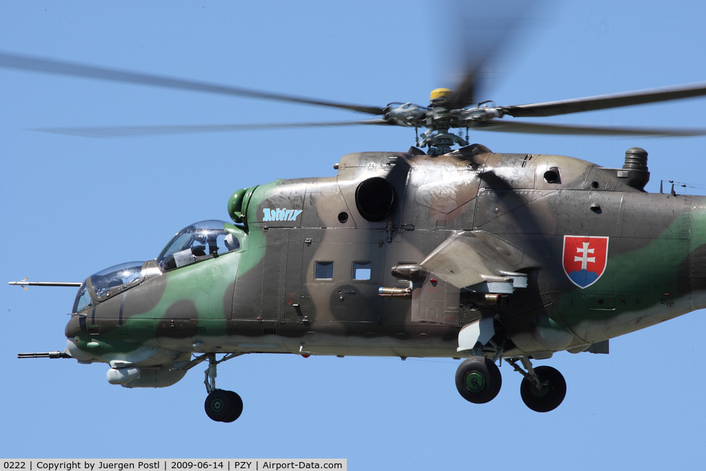 0222, Mil Mi-24D Hind D C/N 340222, Slovakia - Air Force Mil Mi-24D 