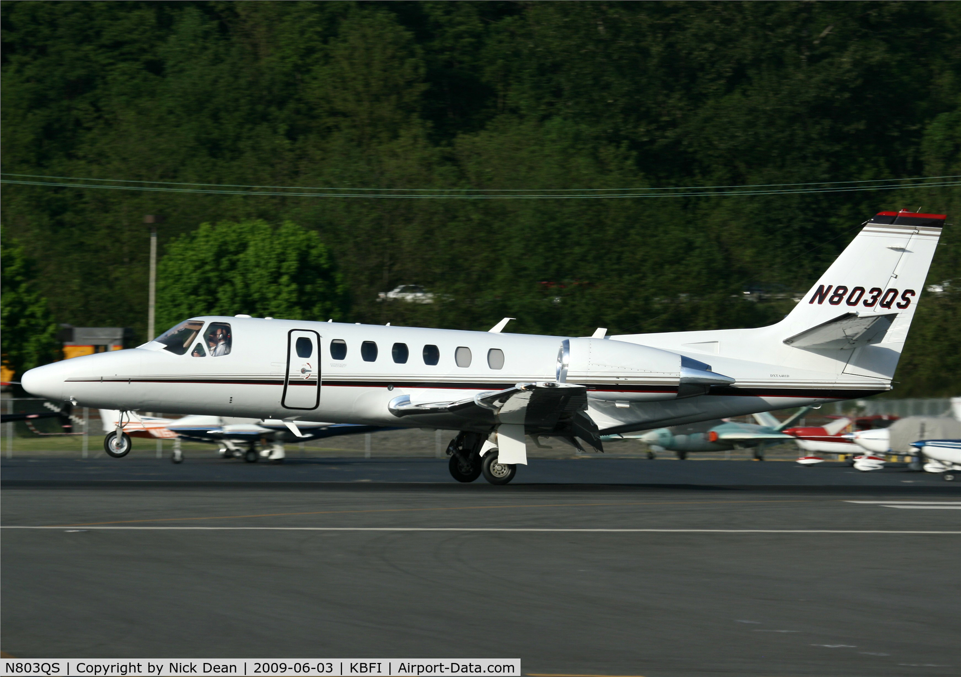 N803QS, 2007 Cessna 560 Citation Encore+ C/N 560-0775, KBFI
