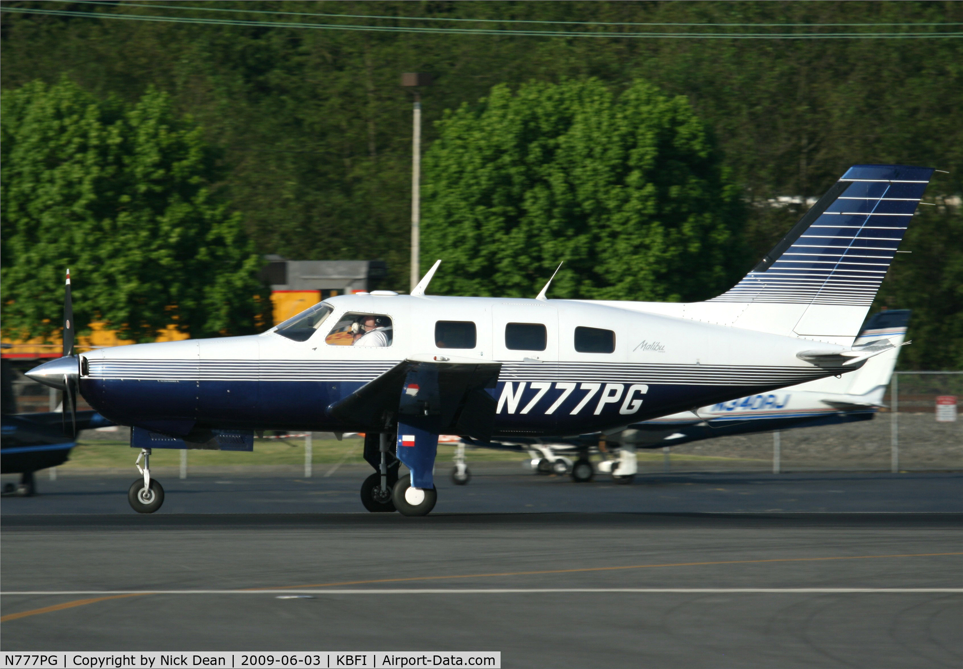 N777PG, 1987 Piper PA-46-310P Malibu C/N 46-08063, KBFI