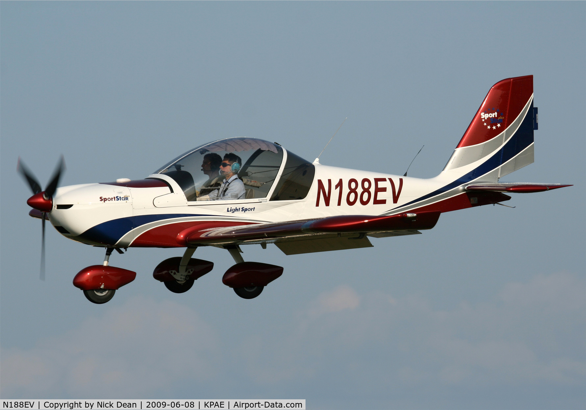 N188EV, 2007 Evektor-Aerotechnik SPORTSTAR PLUS C/N 20071008, KPAE