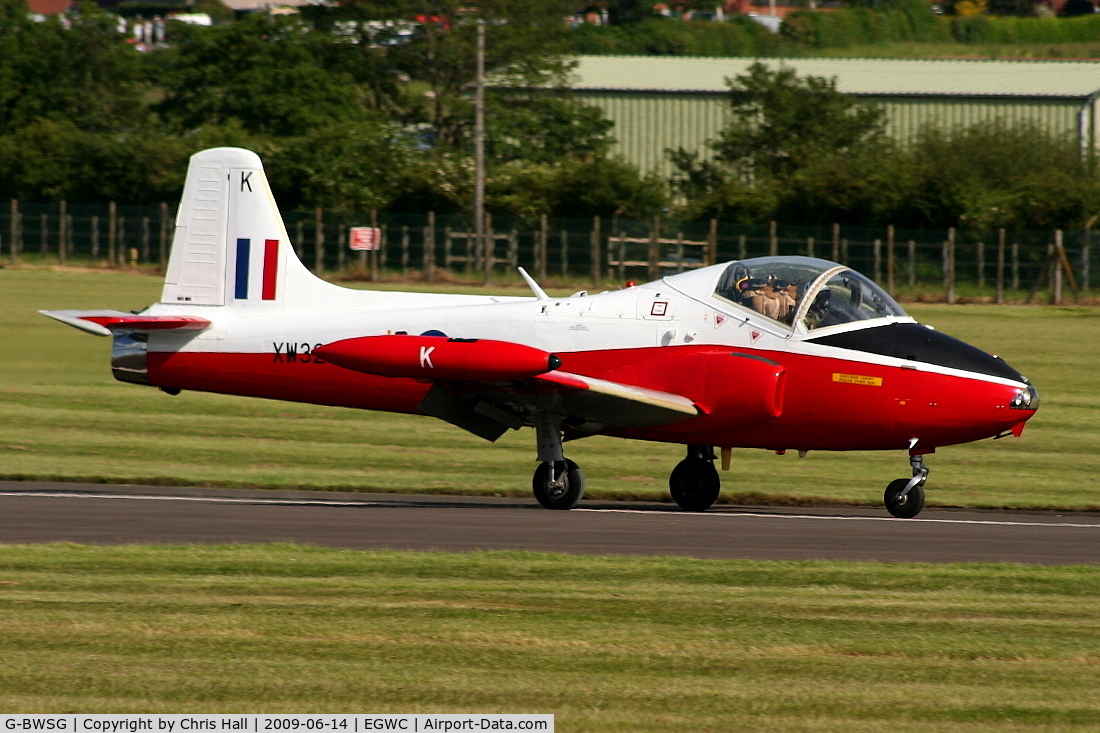 G-BWSG, 1970 BAC 84 Jet Provost T.5 C/N EEP/JP/988, Displaying at the Cosford Air Show