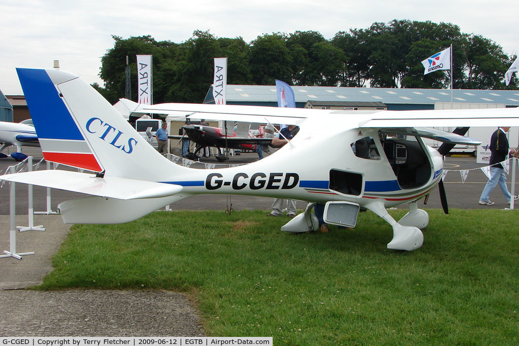 G-CGED, Flight Design CTLS C/N Not found G-CGED, CTSW exhibited at 2009 AeroExpo at Wycombe Air Park