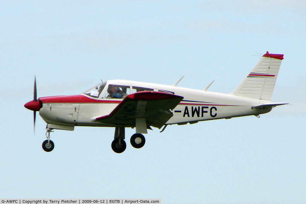 G-AWFC, 1968 Piper PA-28R-180 Cherokee Arrow C/N 28R-30670, Visitor to 2009 AeroExpo at Wycombe Air Park