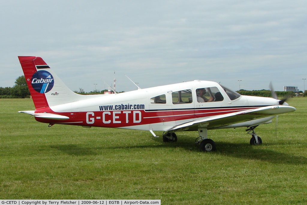 G-CETD, 2002 Piper PA-28-161 Cherokee Warrior III C/N 2842152, Visitor to 2009 AeroExpo at Wycombe Air Park