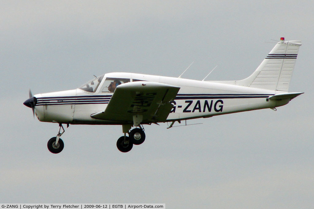 G-ZANG, 1972 Piper PA-28-140 Cherokee C/N 28-7225178, Visitor to 2009 AeroExpo at Wycombe Air Park