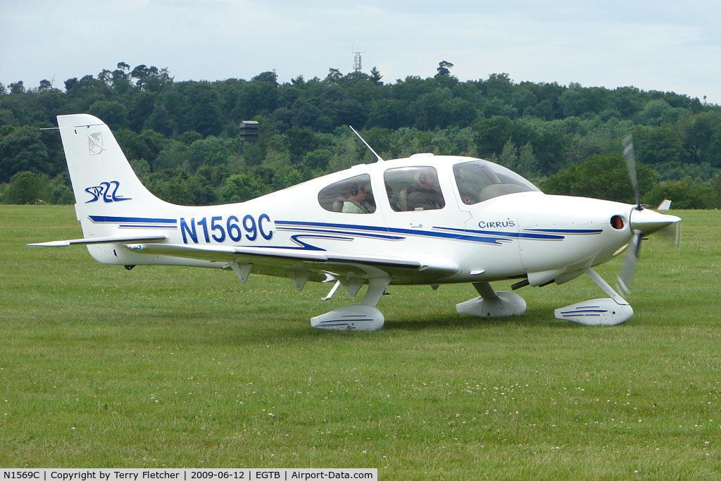 N1569C, 2003 Cirrus SR22 C/N 0581, Visitor to 2009 AeroExpo at Wycombe Air Park