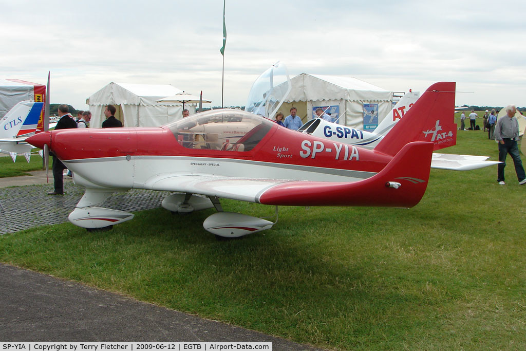 SP-YIA, Aero AT-4 C/N Not found SP-YIA, exhibited at 2009 AeroExpo at Wycombe Air Park
