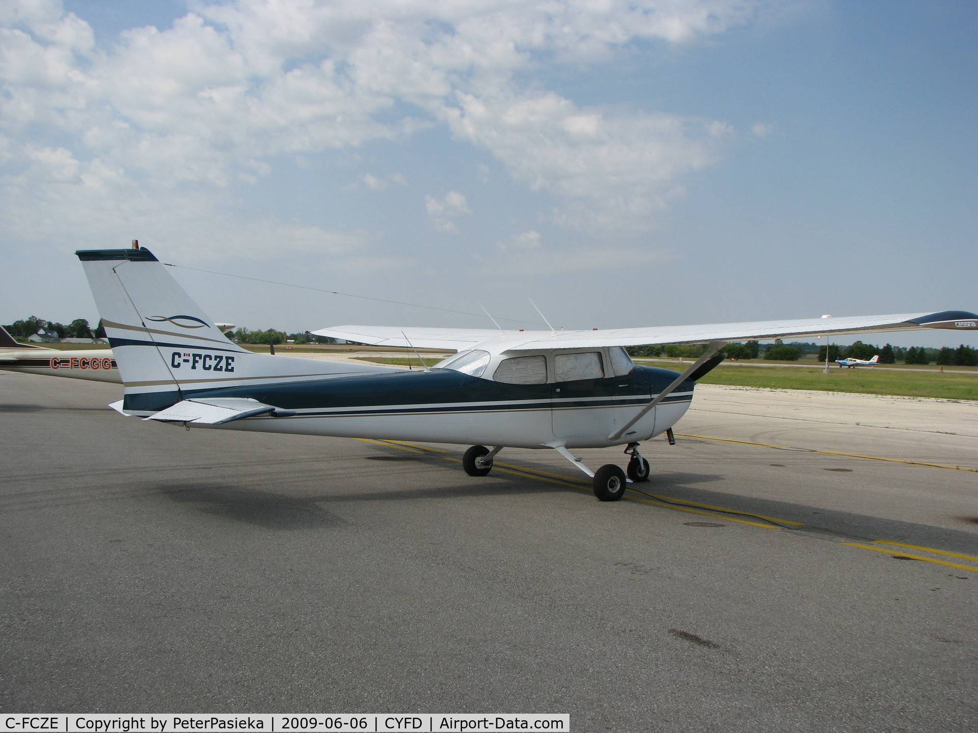 C-FCZE, 1972 Cessna 172M C/N 17261094, @ Brantford Airport