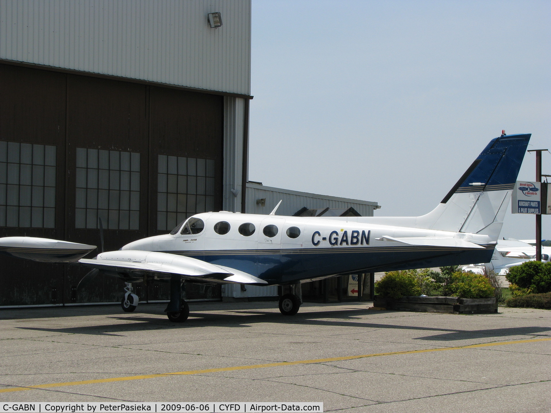 C-GABN, 1978 Cessna 340A C/N 340A0561, @ Brantford Airport
