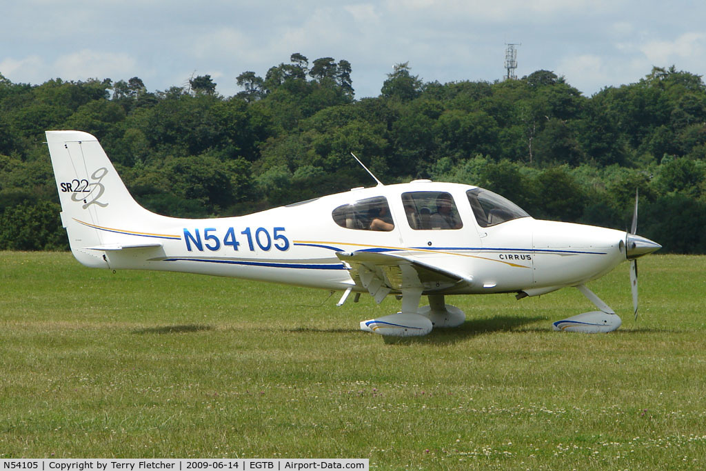 N54105, 2004 Cirrus SR22 G2 C/N 1139, Visitor to 2009 AeroExpo at Wycombe Air Park