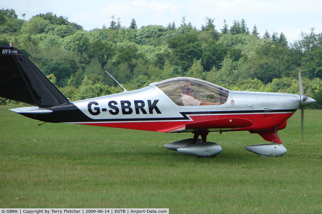 G-SBRK, 2007 Aero AT-3 R100 C/N AT3-021, Visitor to 2009 AeroExpo at Wycombe Air Park
