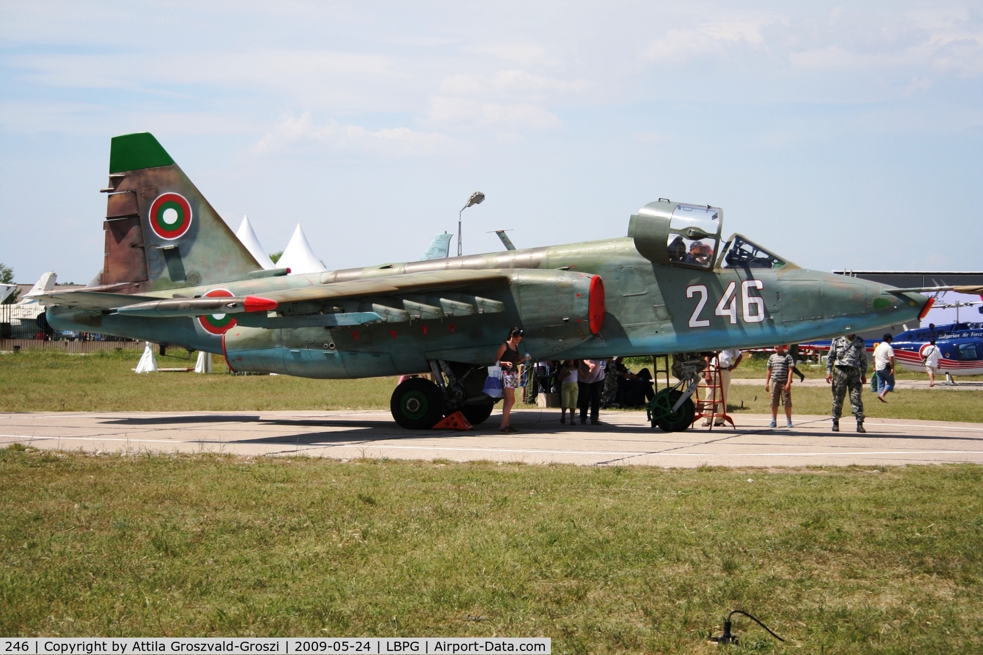 246, Sukhoi Su-25K C/N 25508110046, BIAF 09 Bulgaria Plovdiv (Krumovo) LBPG Graf Ignatievo Military Air Base