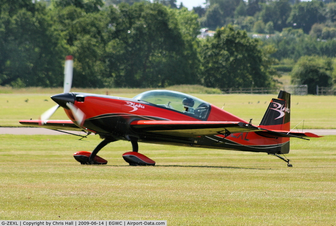 G-ZEXL, 2006 Extra EA-300L C/N 1225, The Blades aerobatic team at the Cosford Air Show