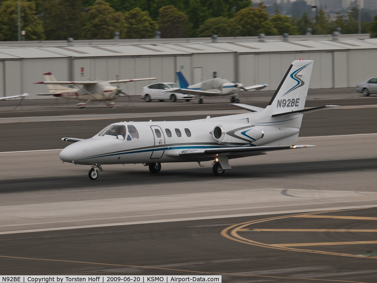N92BE, 1980 Cessna 501 Citation I SP C/N 501-0098, N92BE departing from RWY 21