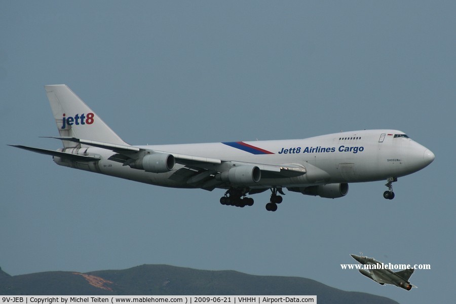 9V-JEB, 1985 Boeing 747-281F C/N 23350, Jett8 Airlines Cargo