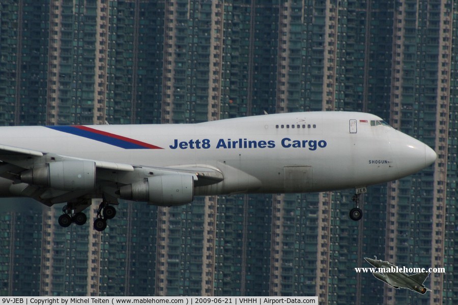 9V-JEB, 1985 Boeing 747-281F C/N 23350, Jett8 Airlines Cargo