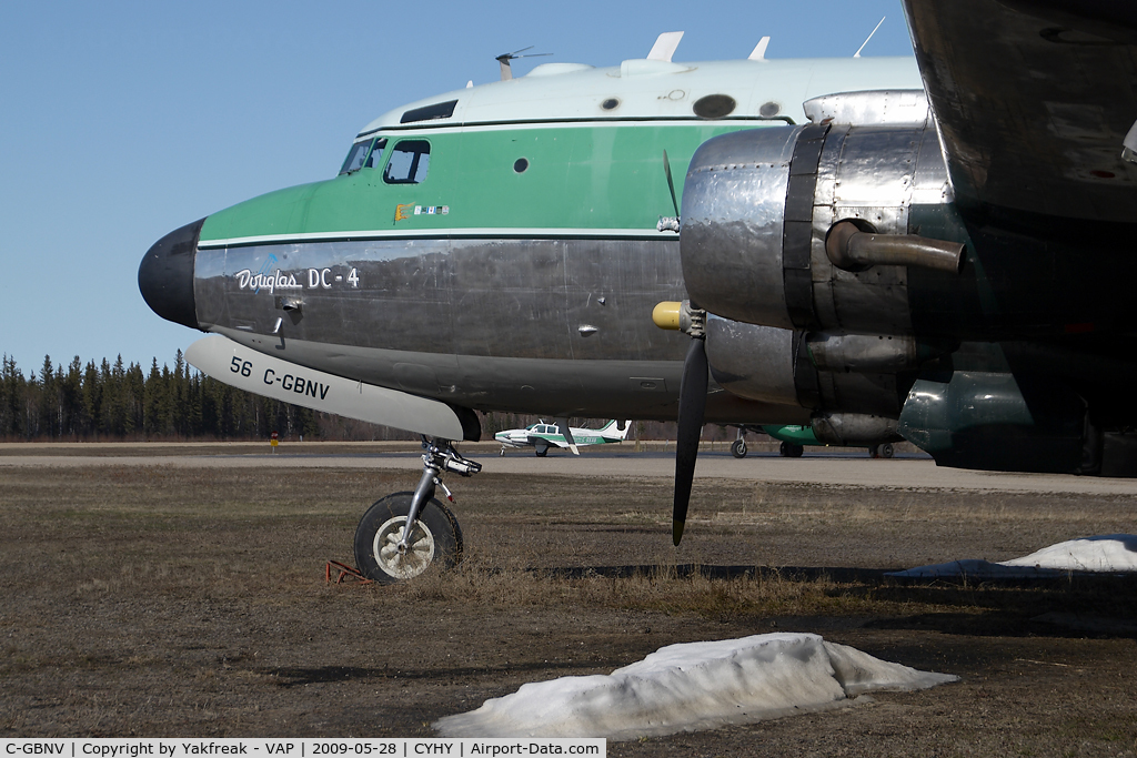 C-GBNV, 1946 Douglas C-54G-DC Skymaster Skymaster C/N 35988, Buffalo Airways DC4