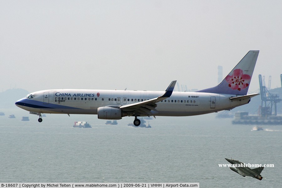 B-18607, Boeing 737-809 C/N 29104, China Airlines