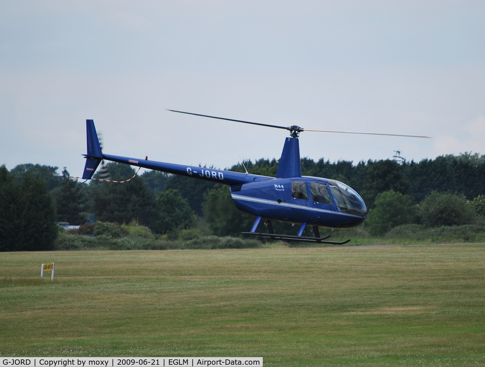 G-JORD, 2007 Robinson R44 II C/N 11725, Robinson R44 II at White Waltham