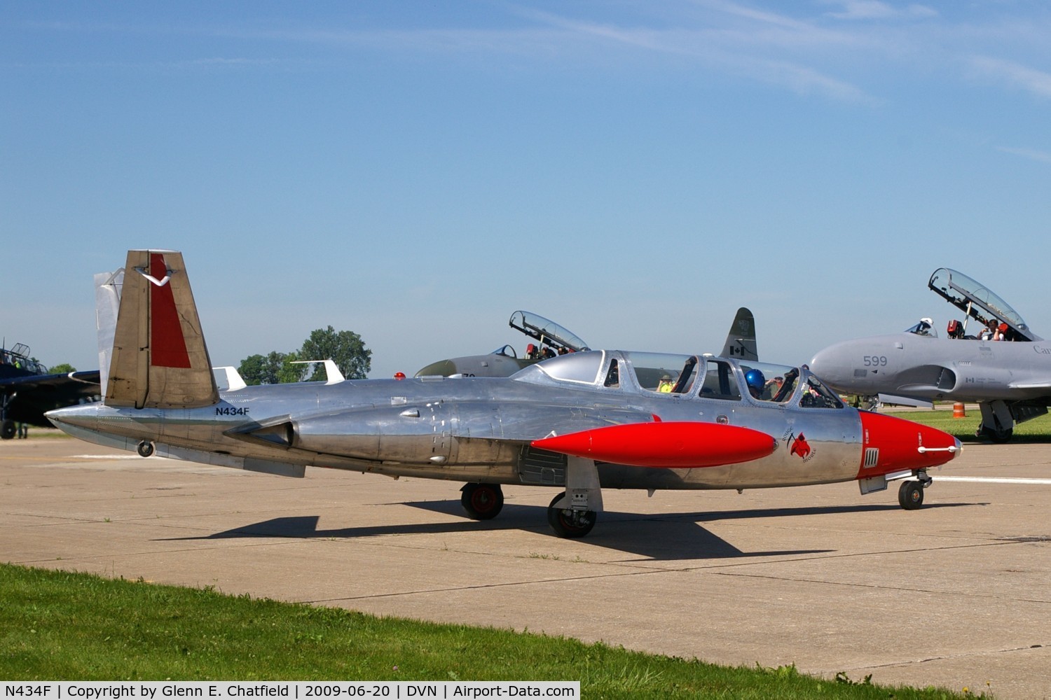 N434F, 1963 Fouga CM-170 Magister C/N 434, Quad Cities Air Show