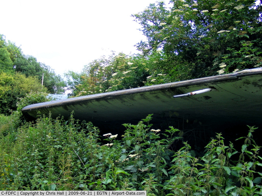 C-FDFC, 1952 Bristol 170 Mk.31M C/N 13218, main wing from Bristol 170 Freighter which crashed on take off from Enstone Airfield on July 18, 1996