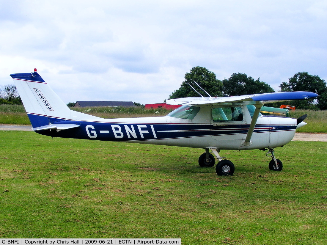 G-BNFI, 1969 Cessna 150J C/N 15069417, at Enstone Airfield, Previous ID: N50588