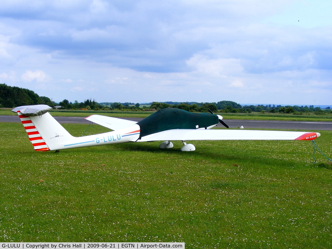 G-LULU, 1982 Grob G-109 C/N 6137, at Enstone Airfield