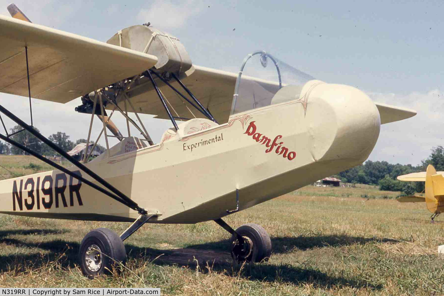 N319RR, 1974 Woodys Pusher WAS-2 C/N 166, as first flown