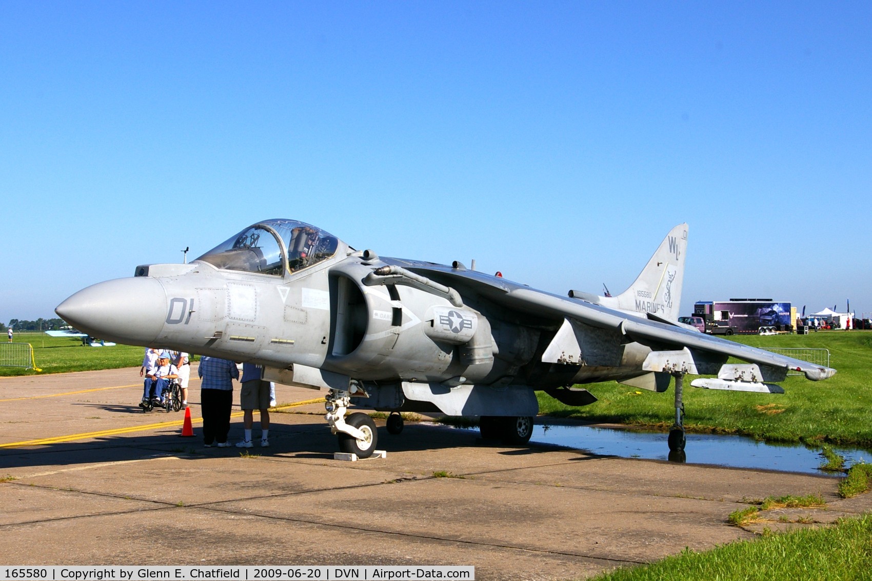 165580, Boeing AV-8B+(R)-27-MC Harrier II Plus C/N B317, Quad Cities Air Show