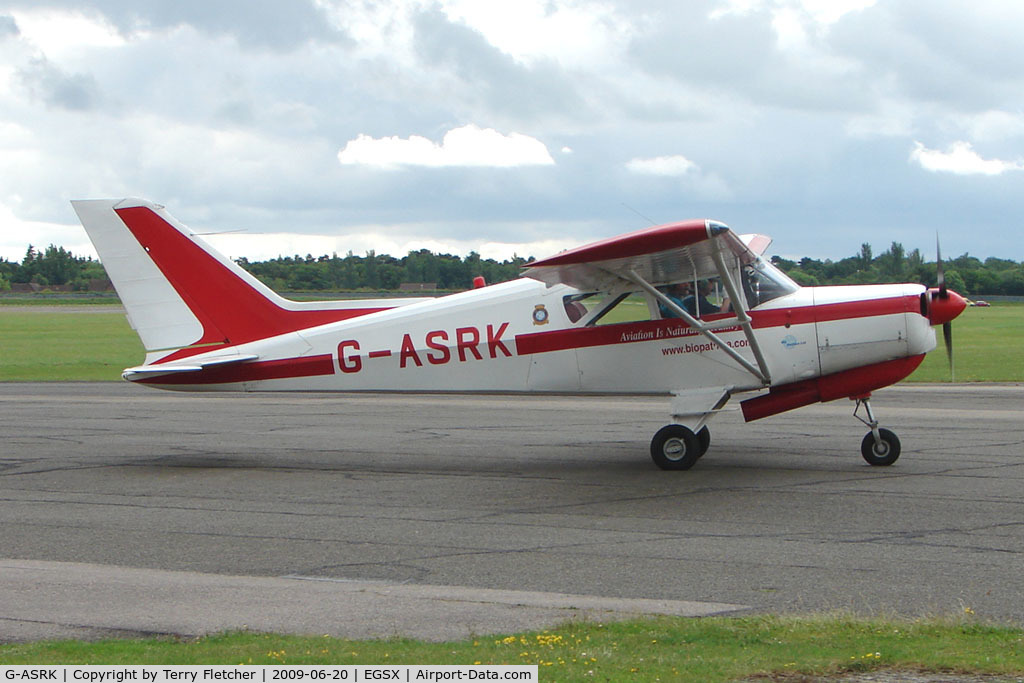 G-ASRK, 1964 Beagle A-109 Airdale C/N B.538, Airedale at North Weald on 2009 Air Britain Fly-in Day 1