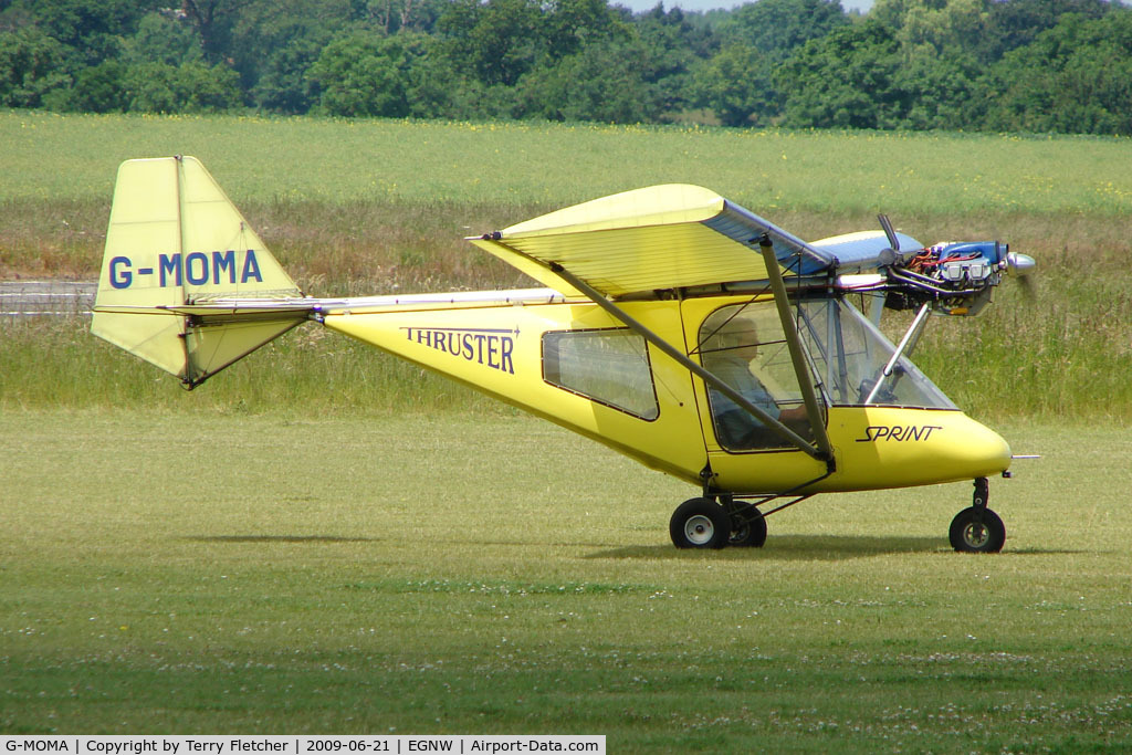 G-MOMA, 2003 Thruster T600N 450 C/N 0036-T600N-088, Thruster Microlight at Wickenby on 2009 Wings and Wheel Show