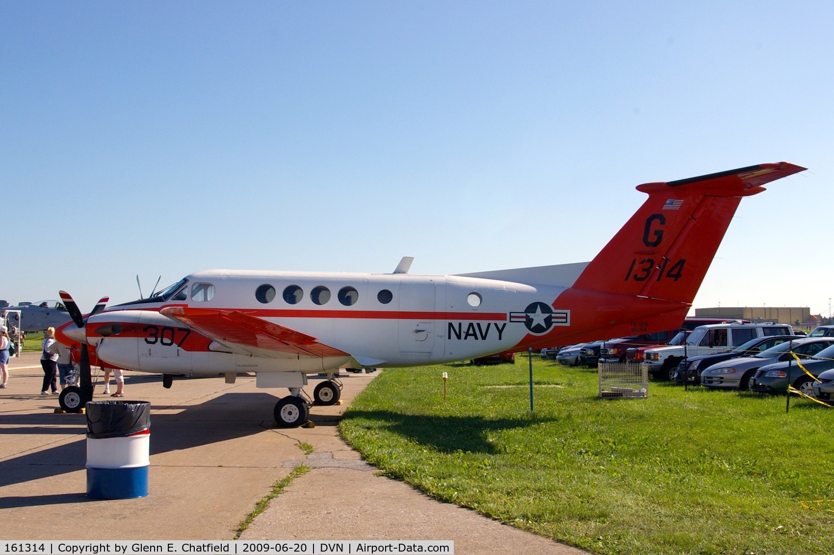 161314, Beech TC-12B Huron C/N BJ-31, Quad Cities Air Show